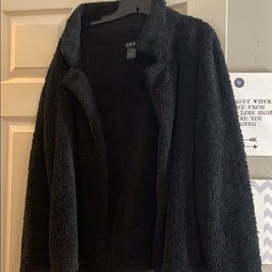 Black Sherpa cardigan